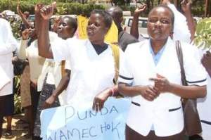 Kenyan Nurses on Strike